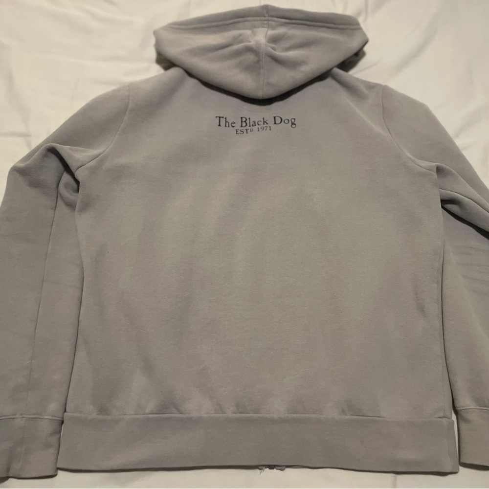 The Black Dog Gray Hoodie Full-Zip Women’s Size M - Picture 5 of 8